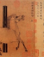 Tranh ngựa của họa sĩ cung đình Hàn Cán (706-783), thời Đường