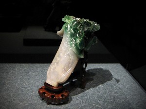 Jade cabbage closeup