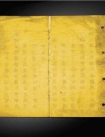 Hai trang sách phong bằng vàng thời Gia Long